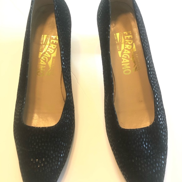 Salvatore Ferragamo heels size 7.5 aa - Picture 6 of 7